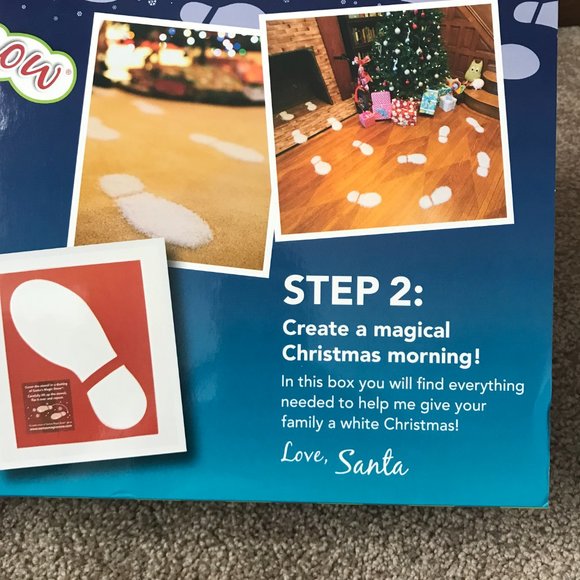 FINAL PRICE - New in Box - Roman - Santa's Magic Snow - Book, Snow, & Stencil - Picture 6 of 7